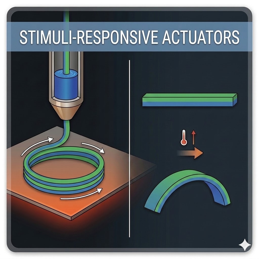 3D-Printed Composite Structures & Actuators Research